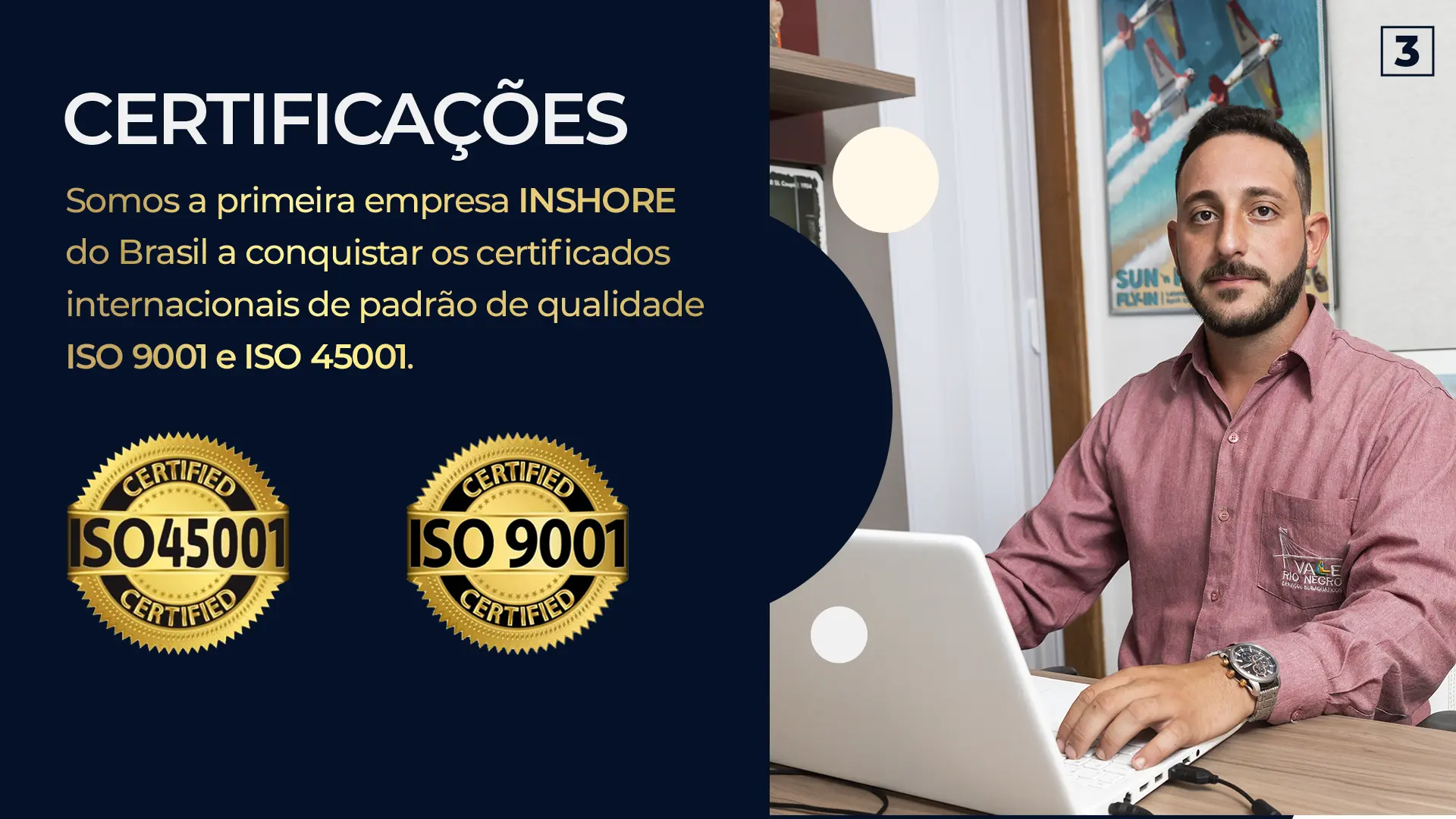 Certificações ISO 9001 e ISO 45001